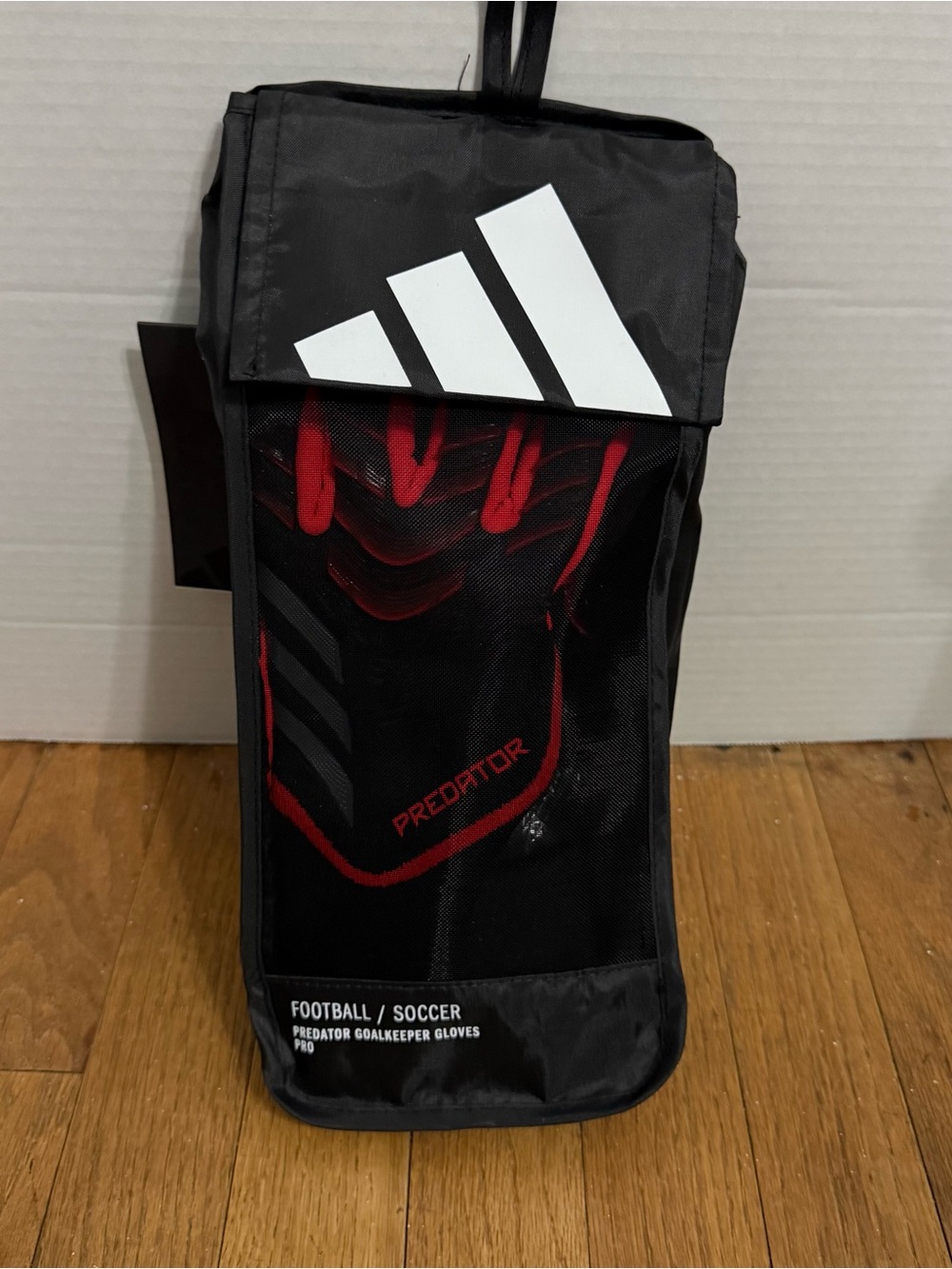 Adidas Predator GL Pro Red/Black  Goalie Gloves JF8900 $130 Mens Size 7